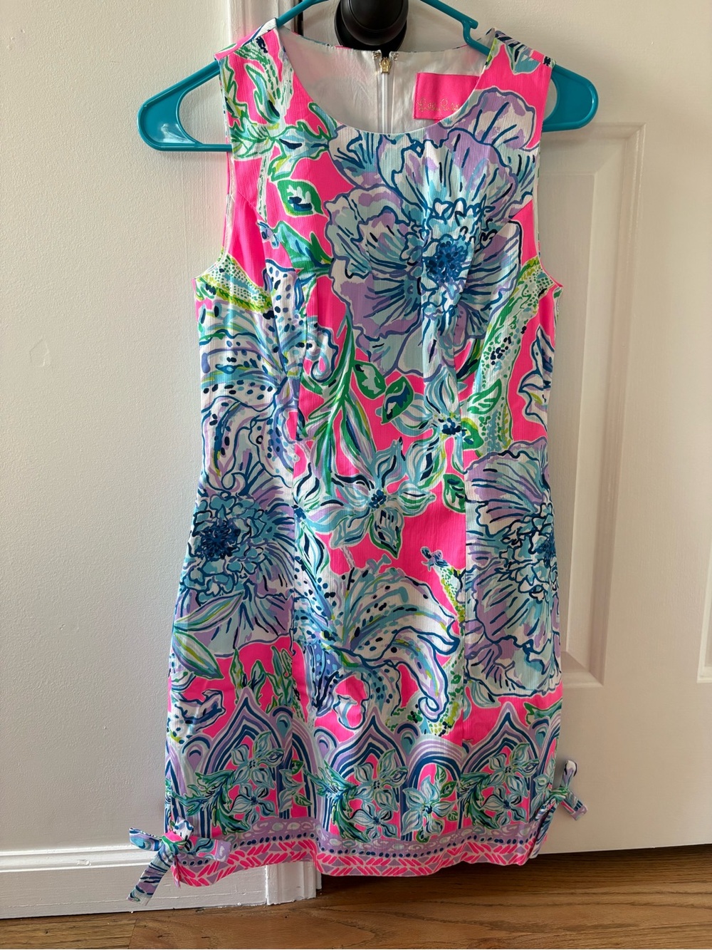 Lilly Pulitzer Hot Pink Floral Shift Dress